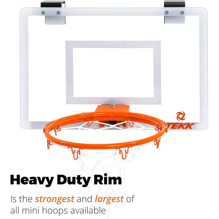 Баскетбольне кільце Tekk Monster Jam Mini 12x18 дюймів для вулиці та дому