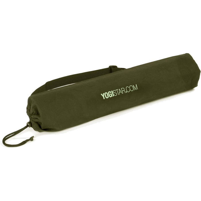 Сумка для йоги Yogistar Yogibag Basic, бавовна, 65 см, оливкова