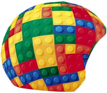 Шоломна накладка Coolcasc 158 Blocks, багатобарвний дизайн