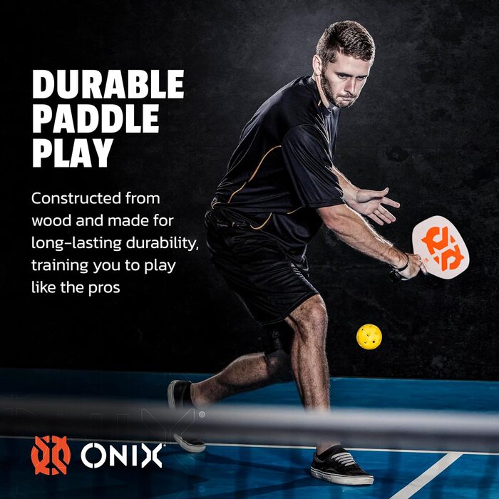 Набір для піклболу ONIX Recruit Starter: 2 ракетки й 2 м’ячі, білий