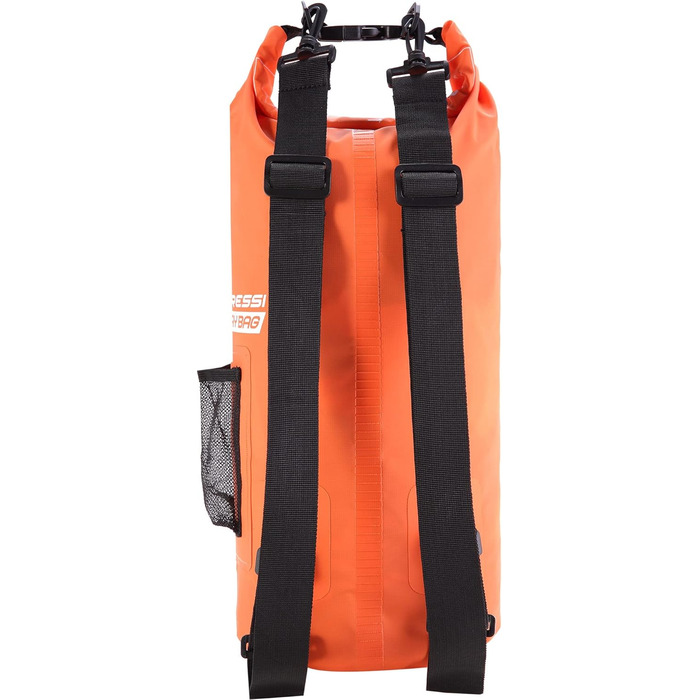 Водонепроникний мішок Cressi Dry Bag для дайвінгу, плавання, риболовлі, водних видів спорту та кемпінгу, оранжевий, 10 л