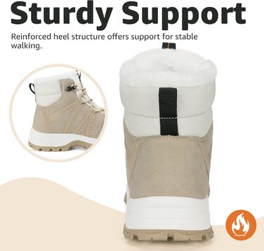 Зимові черевики Mishansha для жінок, утеплені, водонепроникні, для піших прогулянок, розмір 36-42, колір абрикосовий