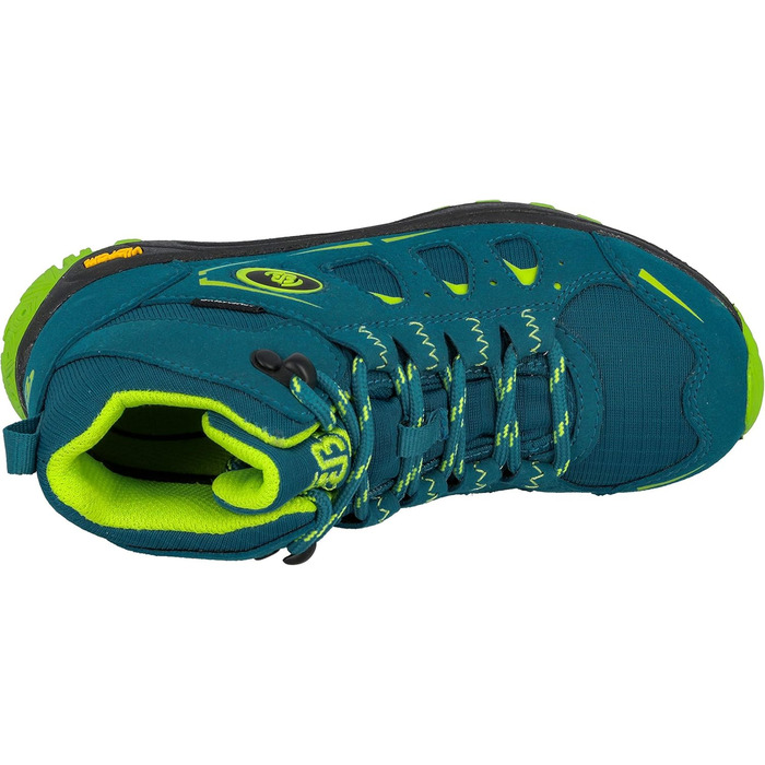 Дитячі черевики Brütting Morelia Outdoor & Trekkingschuh, 37 EU, Petrol Lemon