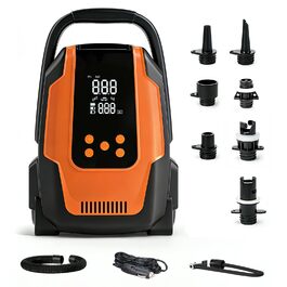 Електричний насос для SUP дошки 50PSI 3-в-1, 12V, для човнів, каяків, автомобілів та надувних виробів