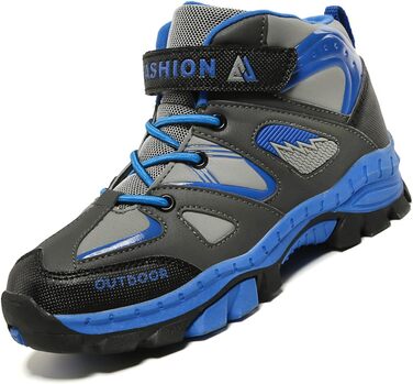 Дитячі трекінгові черевики Wanderschuhe для хлопчиків, водонепроникні, розмір 31-40 (35.5 EU), блакитні