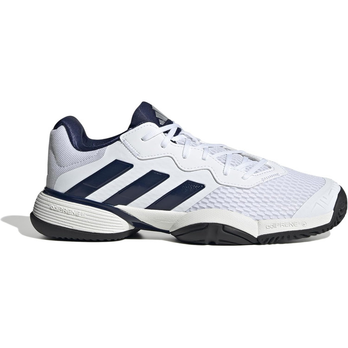 Дитячі тенісні кросівки adidas Barricade Kids 21 EU Cloud White/Dark Blue/Core Black