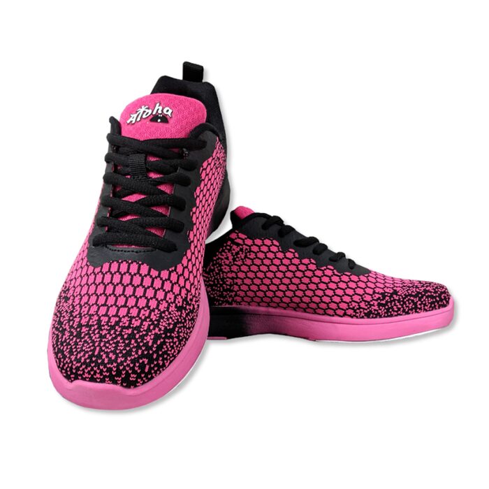 Жіноче/Чоловіче/Юнацьке взуття для боулінгу Aloha HexaGo – для правші та лівші, рожево-чорне, 37 EU
