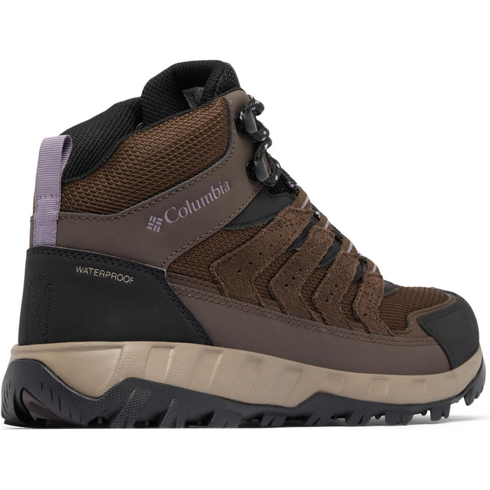 Черевики туристичні жіночі Columbia Strata Trail Mid Waterproof Cordovan Granite Purple, 36.5 EU