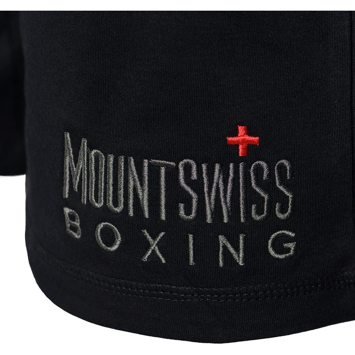Чоловічі літні шорти Mount Swiss великого розміру (4XL), 100% бавовна, чорні, спортивні шорти для відпочинку з еластичним поясом та кишенями