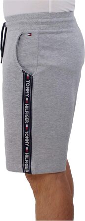 Чоловічі шорти-світшоти Tommy Hilfiger короткі, сірі (Grey Heather)