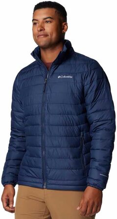 Чоловіча утеплена куртка Columbia Powder Lite II, темно-синя (Collegiate Navy), розмір L