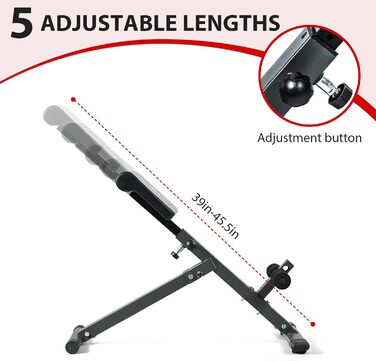 Тренажер для спини з гіперекстензією, регульований, до 150 кг. Ідеально для дому. Розвантажує м'язи спини, стегон та пресу.