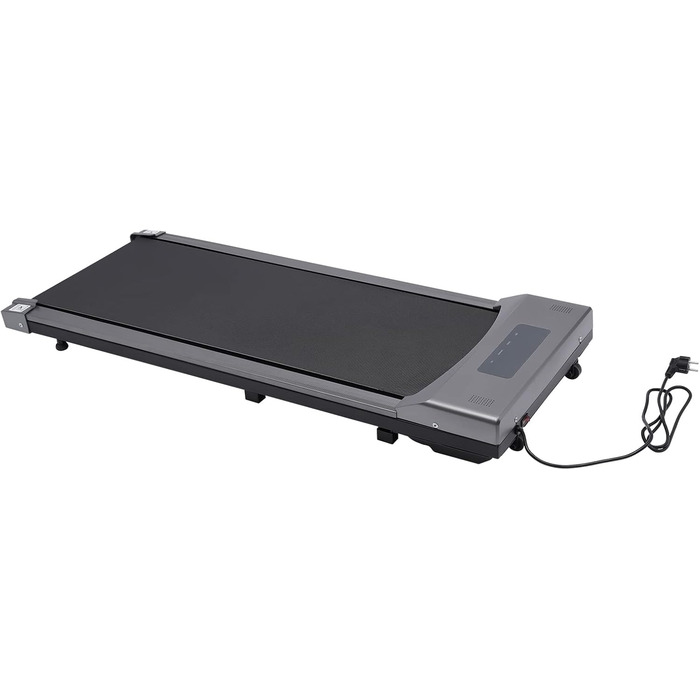 Доріжка для ходьби Walking Pad для дому та офісу, компактна бігова доріжка з LCD-дисплеєм і пультом, сіра, під стіл