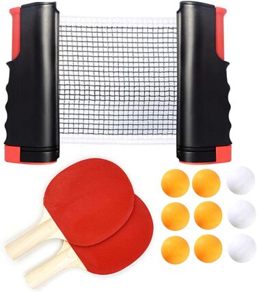 Набір для настільного тенісу Coriver: 2 ракетки, 9 м'ячів, сумка. Професійний спортивний набір для гри в приміщенні та на вулиці