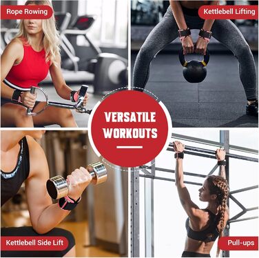 Підтримуючі ремені COFOF для важкої атлетики, бодібілдингу та силових тренувань, для жінок та чоловіків (рожевий)