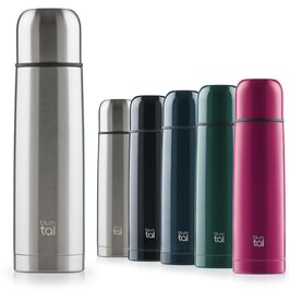 Термос Blumtal 700 мл з нержавіючої сталі - BPA-free, срібний колір. Ізотермічна фляга для напоїв, не протікає.