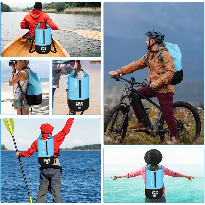 Водонепроникна сумка Elthmpr Dry Bag 20L: містка та надійна для водних видів спорту