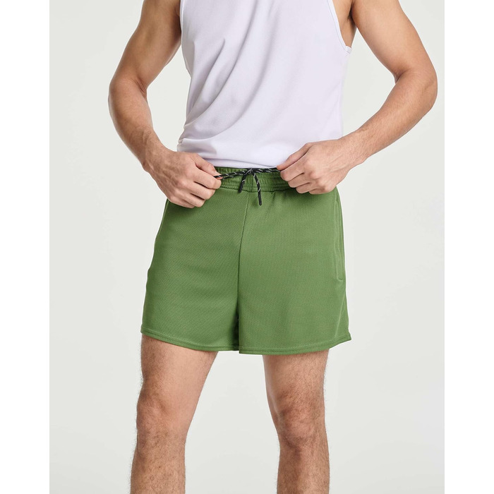 Чоловічі бігові шорти Real Essentials (4 шт. в наборі) з сітчастої тканини, швидковисихаючі, з кишенями на блискавці та шнурком. Розміри: L, XXL