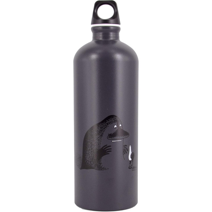 Дитяча алюмінієва пляшка SIGG Moomin Mörkö 1 л, легка, герметична, BPA-free, сертифікована, фіолетова