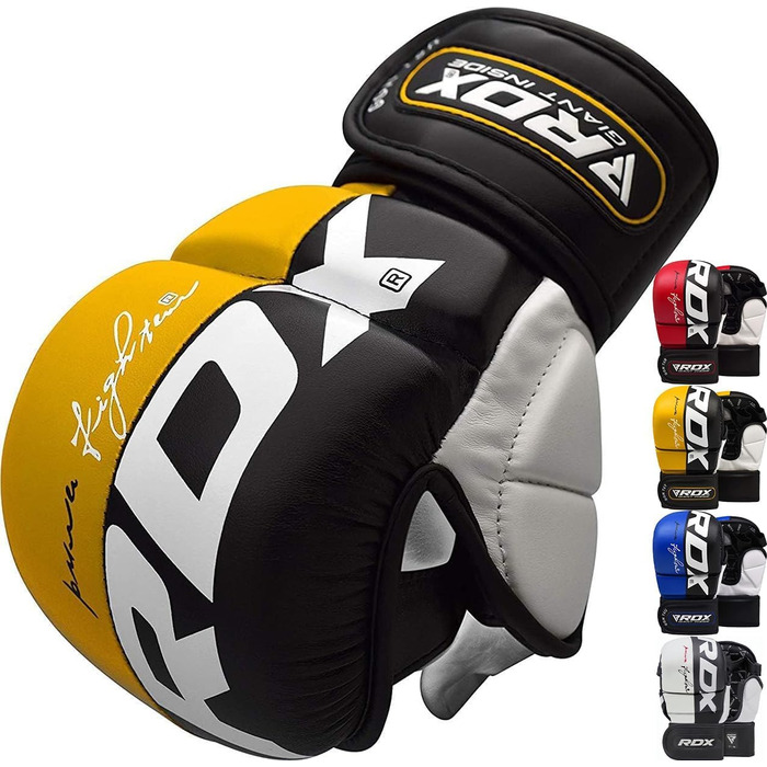 RDX рукавички для MMA, спарингів та бойових мистецтв, відкриті, вентильовані, для чоловіків і жінок