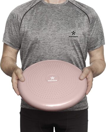 Кішеневий баланс BODYMATE для тренувань: фітнес, реабілітація, координація, тренування спини (РОЗЕ-ЗОЛОТО)