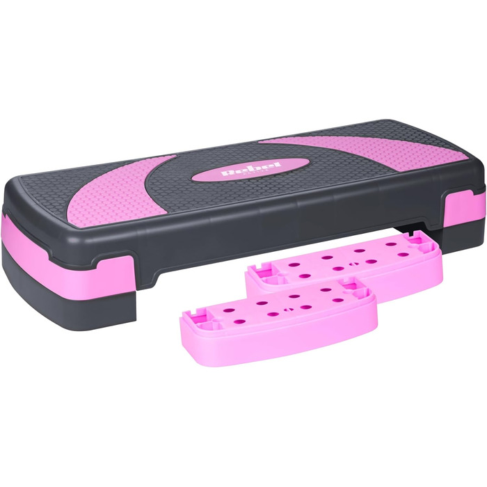 Сходи для аеробіки та фітнесу Rebel Step RBA-3225-PU (3 сходи, сіро-фіолетовий)