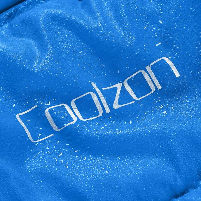Сплячий мішок Coolzon для кемпінгу та відпочинку на природі, 3-4 сезони, дорослий, компактний (темно-синій)