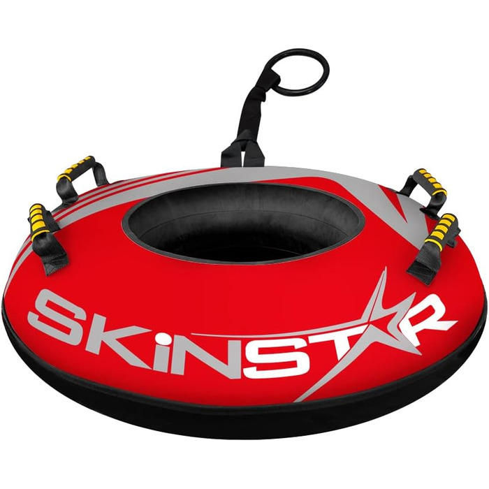 Сноутюбінг SkinStar Profi 70 см, червоно-сірий, надувні санки для катання зі снігу