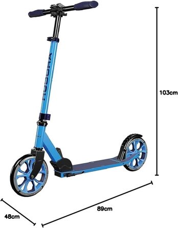 Самокат HUDORA Up 200 з великими колесами для дорослих і підлітків