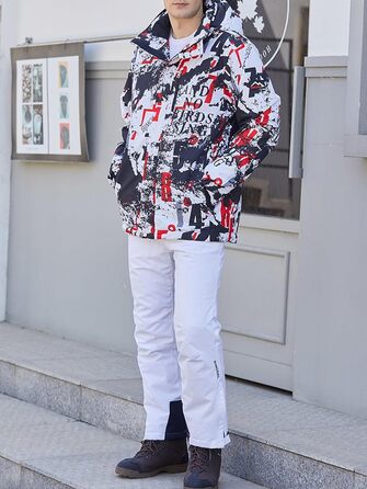 Сніговий костюм чоловічий HOUZONIY, комплект 2-х частин, XL, чорний