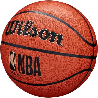 М'яч для баскетболу Wilson NBA Forge Indoor/Outdoor - розміри 5, 6 та 7, колір Braun 7