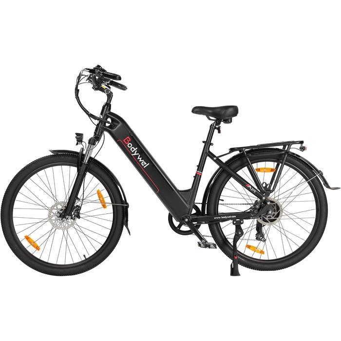 Електровелосипед Bodywel A275 27,5'' 250W/36V 15,6Ah, Bluetooth, гідравлічні гальма, для чоловіків і жінок, запас ходу 70-100 км