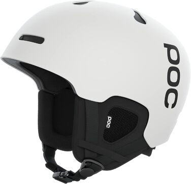 Сноубордичний та лижний шолом POC Auric Cut Matt White XL-XXL (59-62 см), добре вентильований, регульований, універсальний захист для катання на трасі та поза нею