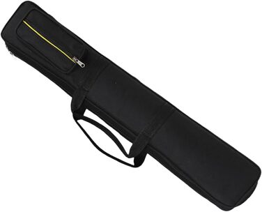 Чохол для кия Billard з 8 відділеннями, з ремінцем, ударостійкий, для кия з суглобом 1/2, чорний