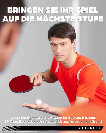 Набір ракетки для настільного тенісу, карбонова технологія, 7 шарів, для професіоналів, захисний чохол