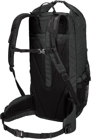 Рюкзак Jack Wolfskin Wandermood Rolltop 30 л унісекс, для туризму, чорний