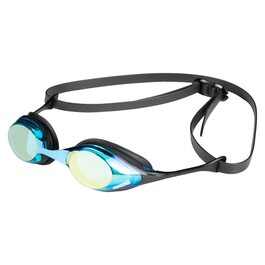 Окуляри для плавання Arena Cobra Original Swipe Mirror (NS AQUA-BLACK) - дзеркальні, антифог, UV-захист, 4 носики