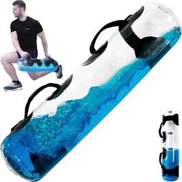 MuscleForge® Аквабег для тренувань з водою 15/20/25/30 кг, мішок для стабілізаційного та силового тренінгу, регульована вага до 25 кг