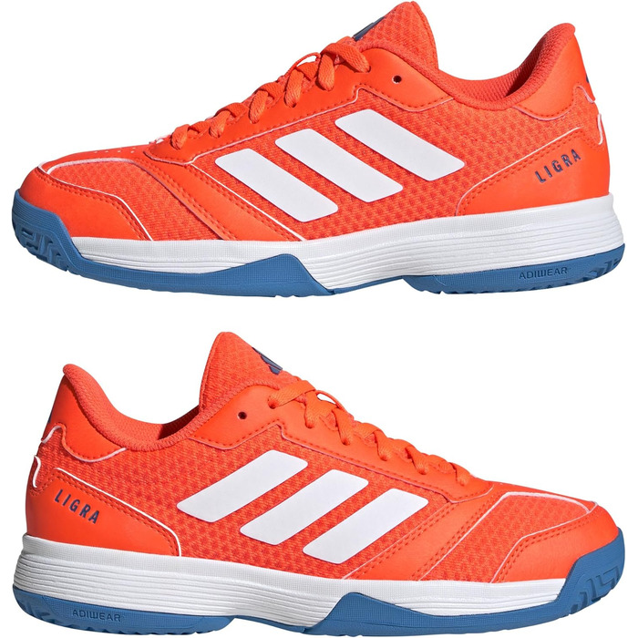 Дитячі кросівки Adidas Ligra 8 для залу (38 2/3 EU) - Team Solar Orange/Cloud White