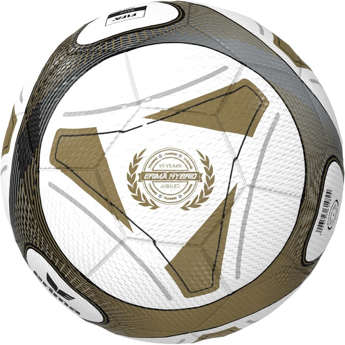 Футбол Erima Hybrid Training білий/золотий, унісекс, для дорослих, 5