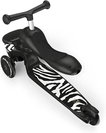 Біговел Scoot & Ride Highwaykick 1 Lifestyle з сидінням та кошиком (зебра)