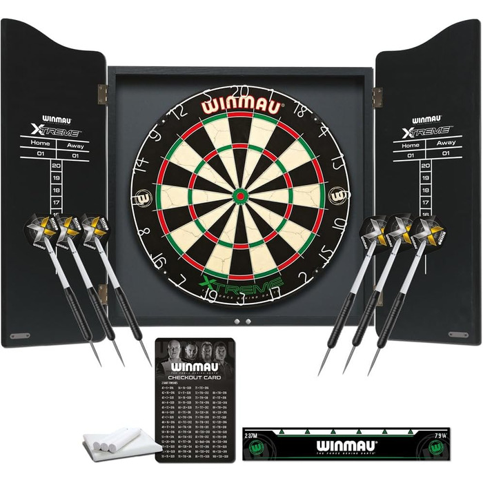 Дартс-набір WINMAU Xtreme: мішень, шафа, аксесуари