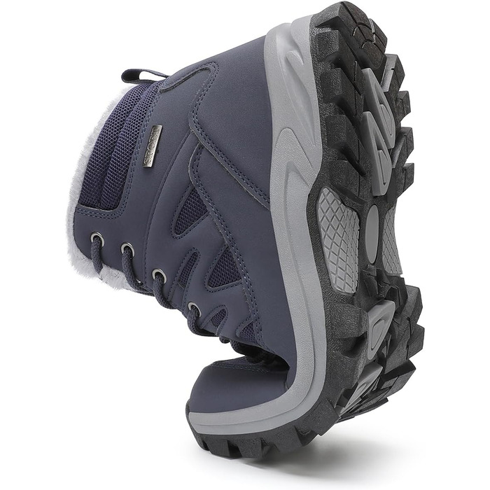 Чоловічі зимові черевики FLARUT: теплий підклад, для хайкінгу, трекінгу, снігоступи, зимові черевики, хайкінг, снігоступи, Outdoor (Синій, 40 EU)