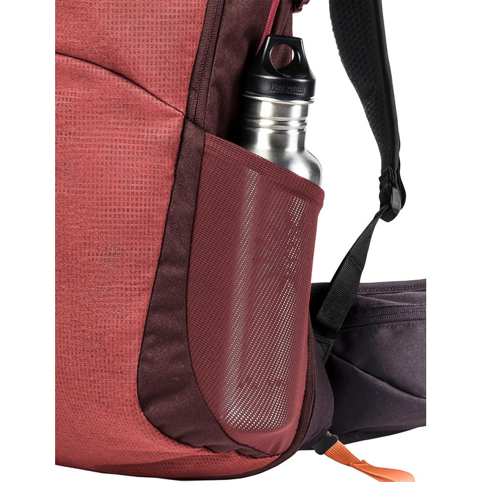 Туристичний рюкзак VAUDE Wizard 24+4 літри, водовідштовхувальний, для жінок і чоловіків, комфортна спинка, багато відділень, колір червоний (Redeva)