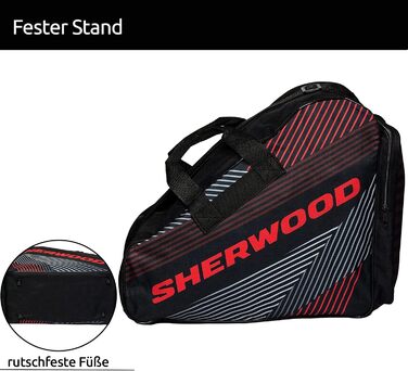 Сумка для ковзанів Sherwood: для ковзанярів, роликів та хокею (Redline)