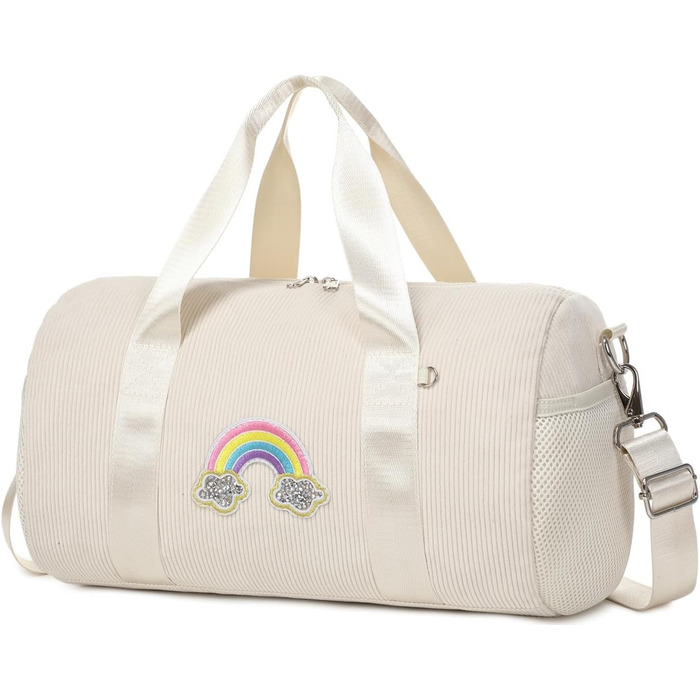 Сумка для балету для дівчаток, танцювальна сумка, дитяча спортивна сумка, сумочка для дівчаток (біла)