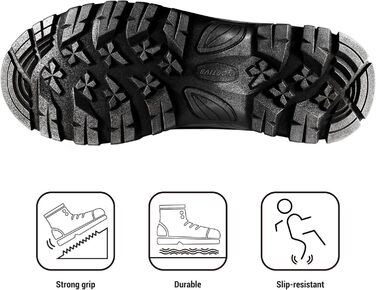 Чоловічі зимові черевики NORTIV 8 для активного відпочинку (41 EU, сірий)