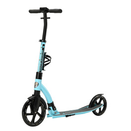 Самокат дитячий та дорослий STAR SCOOTER алюмінієвий, колеса 230мм, блакитний