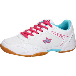 Жіночі зальні тенісні кросівки Lico Damen Speed, білий/рожевий/блакитний, 41 EU