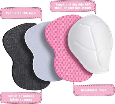 Набір захисту для дітей: наколінники, налокітники, рукавички. Підходить для роликів, скейтборду. Колір: зелений, рожевий (M, M, Pink)